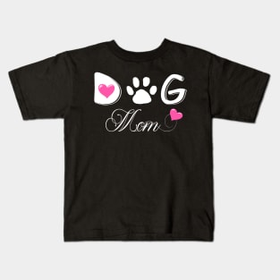 Dog Mom Mothers Day Dog Lover Kids T-Shirt